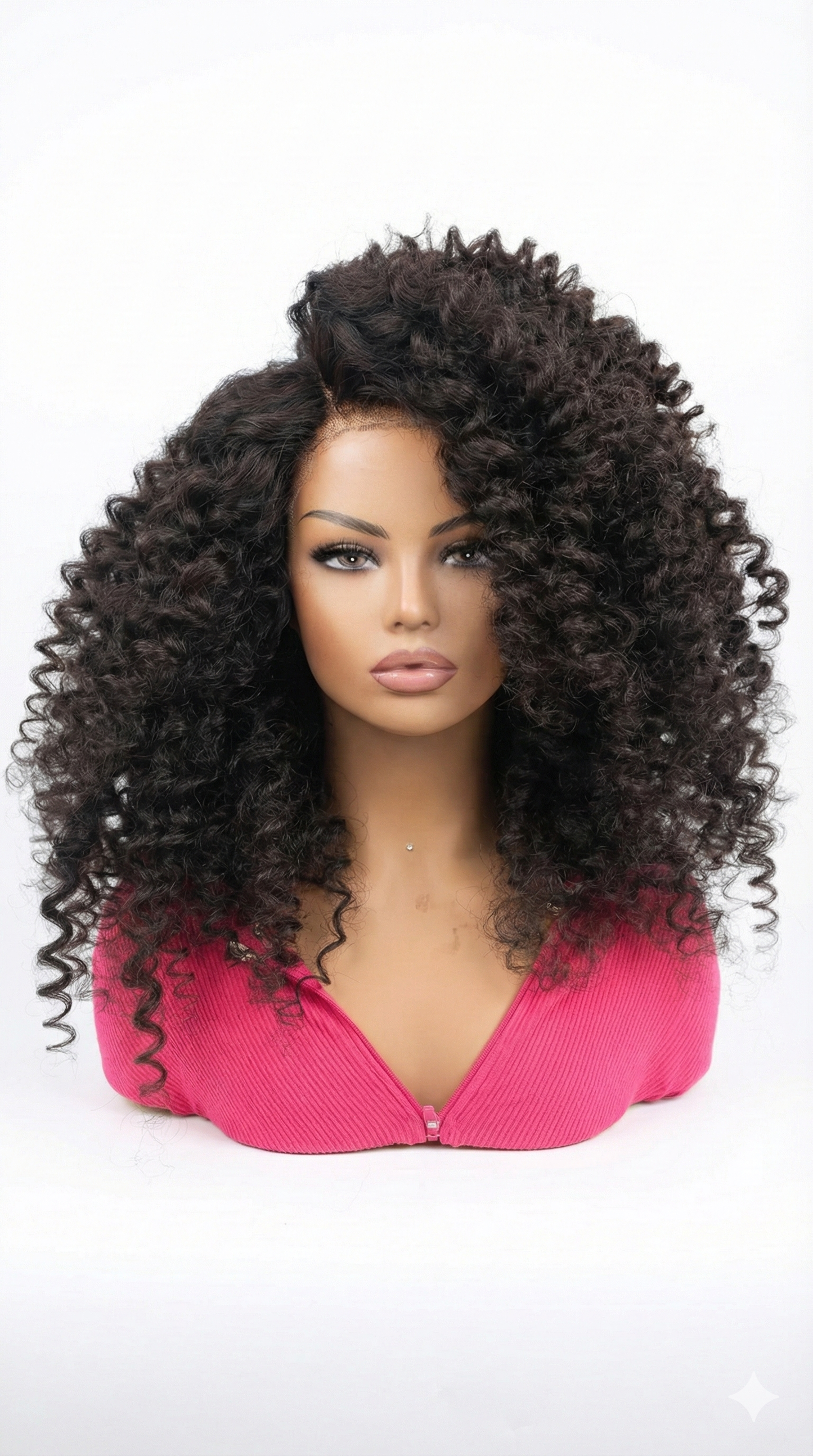 Full Lace Burma Curly Wig 22”