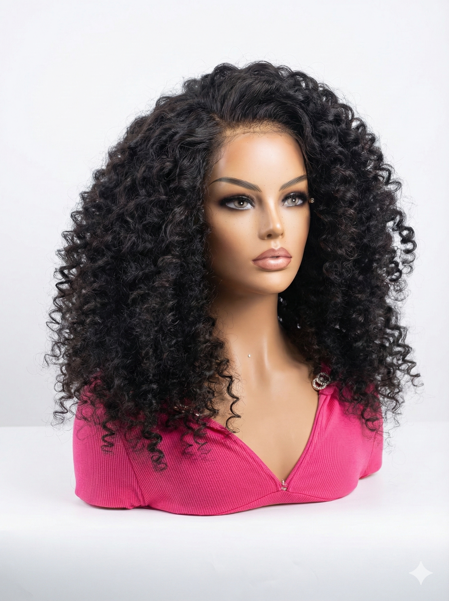 Full Lace Burma Curly Wig 22”