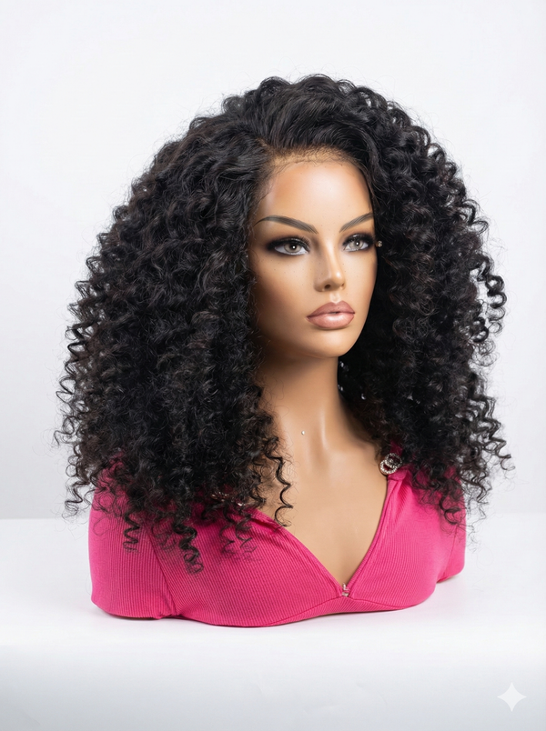 Full Lace Burma Curly Wig 22”